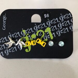 OMG / Birds / earrings from George